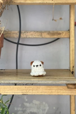 Ghost bear free crochet pattern