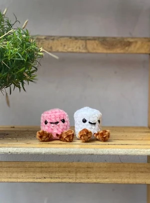 Marshmallow friends Crochet pattern