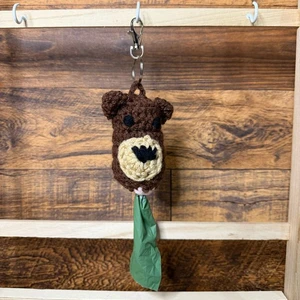 Handmade Bear Poop Bag Holder Crochet Pattern