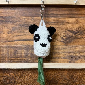 Handmade Panda Poop Bag Holder Crochet Pattern