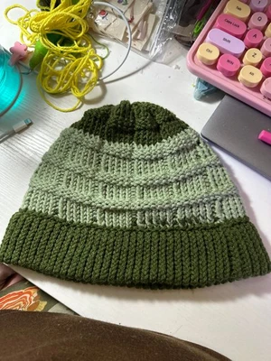 [Loom Knit] Children@qs Hat