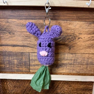 Handmade Bunny Rabbit Poop Bag Holder Crochet Pattern