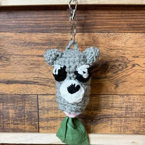 Handmade Raccoon Poop Bag Holder Crochet Pattern