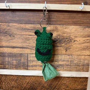 Handmade Frog Poop Bag Holder Crochet Pattern