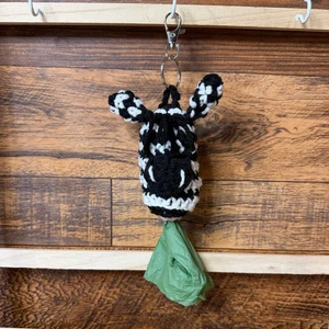 Handmade Zebra Poop Bag Holder Crochet Pattern