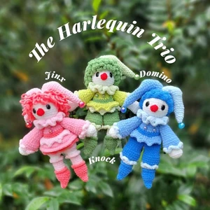 Jinx, Domino, and Knock The Harlequin Trio