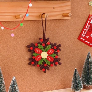 Pinecone Snowflake Crochet Pattern