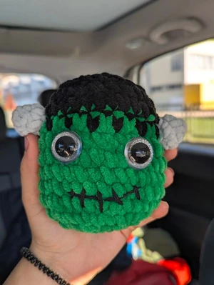 Mini Frankenstein Crochet Pattern | Halloween Amigurumi | Easy Crochet Monster