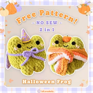 FREE Halloween Frog Crochet Pattern ENG