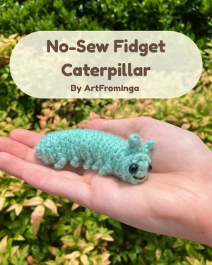 No-Sew Fidget Caterpillar
