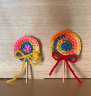 Lollipop with bow