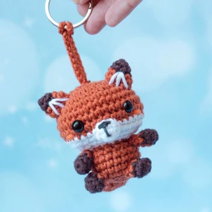 Mini fox keychain