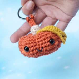 Pumpkin keychain