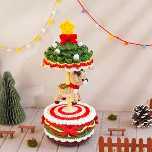 Christmas Reindeer Carousel Crochet Pattern