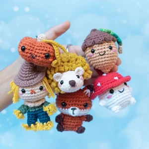 6 in 1 Bundle fall season keychain