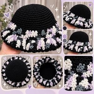 Gorrito de ruffles bicolor