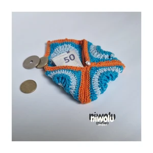 Cute granny square coin purse