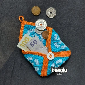 Cute granny square coin purse #2