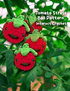 Crochet Tomato Stress Ball