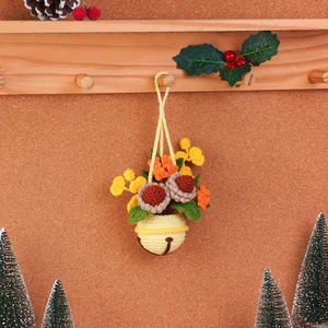 Autumn Floral Bell Pot Crochet Pattern