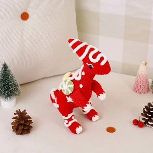 Gingerbread Parasaurolophus: Crochet pattern | Ribblr