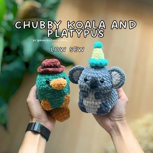 Chubby Koala and Platypus Low sew