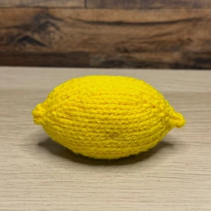 Handmade Lemon Pet Toy Knitting Pattern