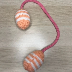 Handmade Easter Egg Under The Door Cat Toy Knitting Pattern