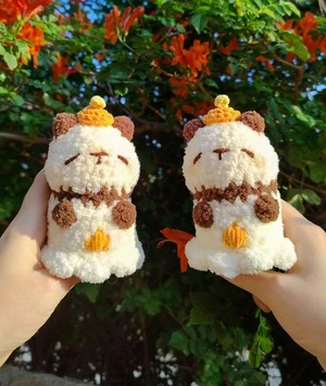 Pumpkin Panda Ghost