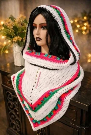 Aurora Hooded Shawl