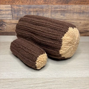 Handmade Wood Log Pet Toy Knitting Pattern