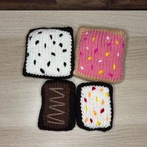 Handmade Poptart Pet Toy Knitting Pattern