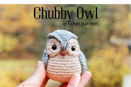 Chubby Owl | Crochet Bird Pattern