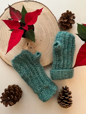 Winter-Set - Beanie & Arm Warmers