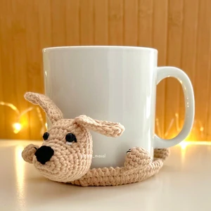 2-in-1 Crochet Dog Coaster & Jewelry Holder  Easy Amigurumi Tutorial for Beginners