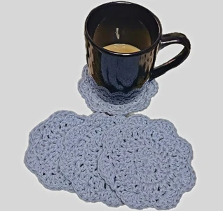 FREE Flower Coaster Crochet Pattern