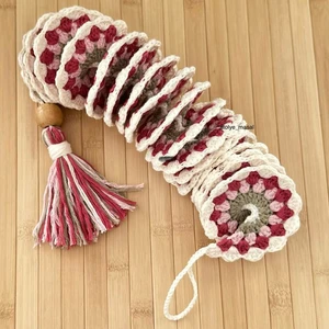 How to Crochet a Flower Wind Spinner  | Step-by-Step DIY