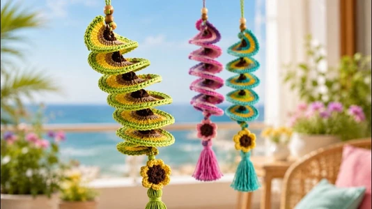 How to Crochet an Easy Wind Spinner | Step-by-Step DIY