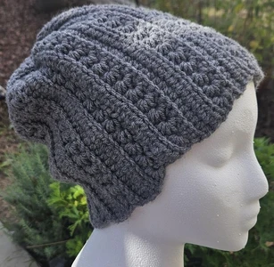 Stars and Stripes Scalloped Beanie