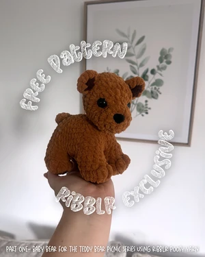 Low sew - Baby bear - the teddy bear picnic part 1.