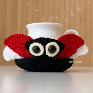 2-in-1 Ladybug Coaster & Jewelry Holder  | Easy Crochet DIY Tutorial