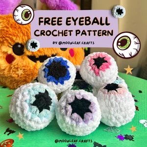 Spooky Eyeball Crochet Pattern
