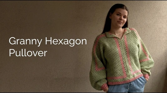 How to Crochet a Hexagon Pullover (Collar Sweater Tutorial)