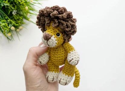 Lion crochet pattern, amigurumi lion pattern