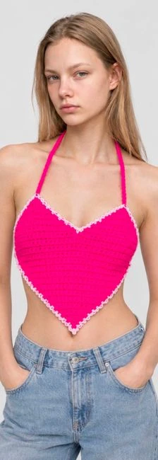 Heart Crochet Top