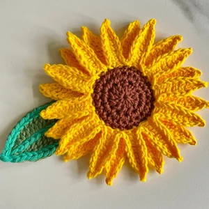 Sunny Crochet Sunflower