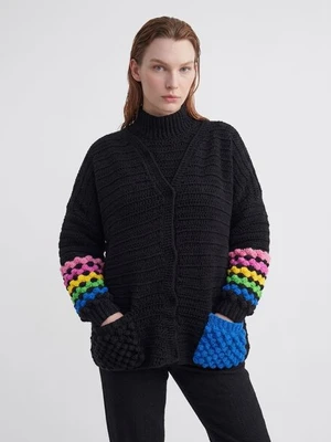 Baggy Bobble Crochet Cardi