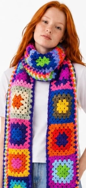 Mistletoe Crochet Scarf