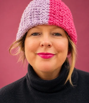 Two Tone Crochet Beanie