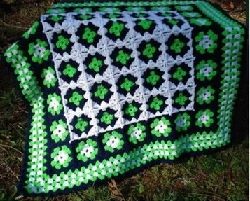 Granny Square Baby Blanket - PB-107